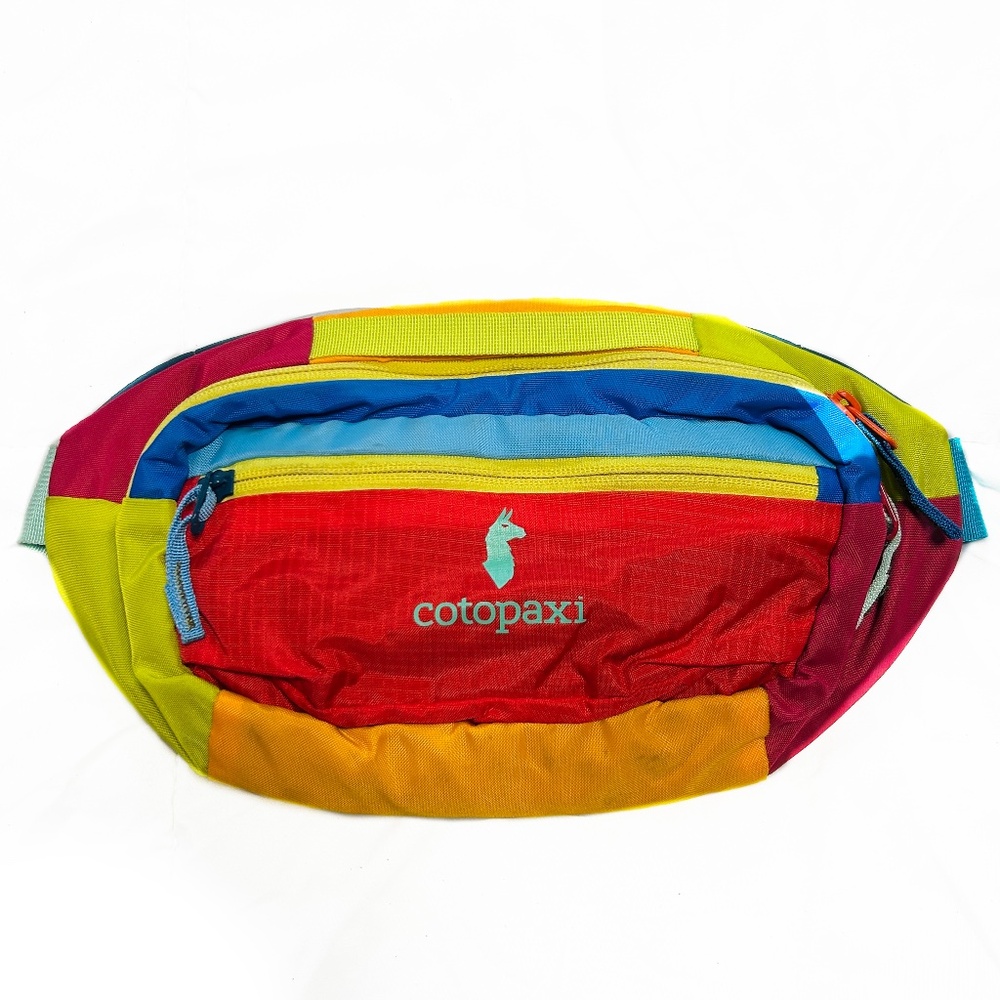 Cute Brightly Colored COTOPAXI Hip Pack - Del Dia size 3L
